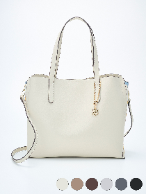 【3buy40%OFF！対象商品】【WEB限定】【A4収納可】サイドジップ バイカラー トートバッグ
