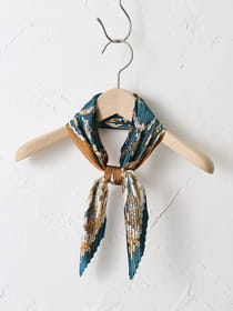 【WEB限定】ヴィンテージウェーブ　プリーツスカーフ