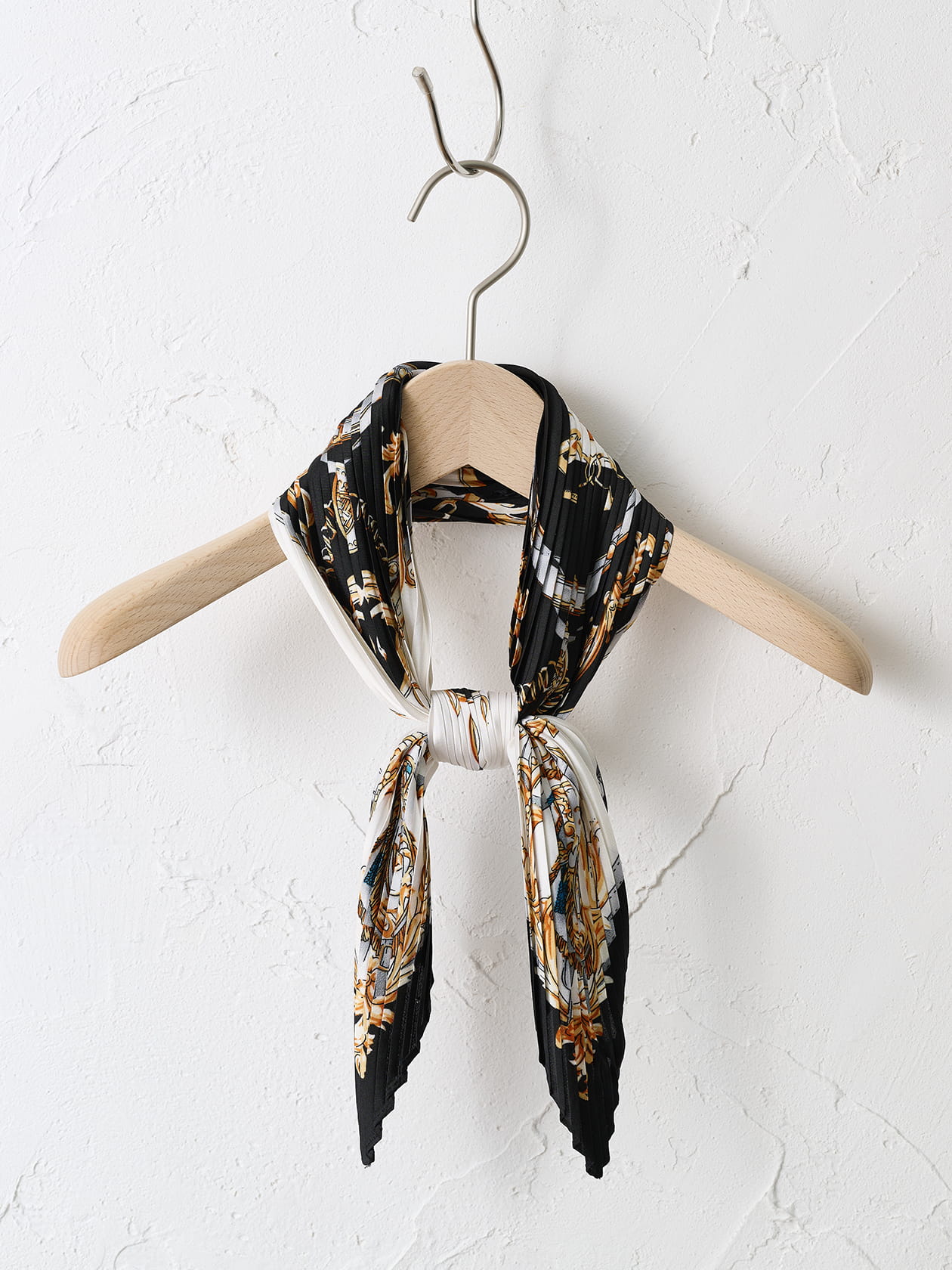 【WEB限定】ヴィンテージウェーブ　プリーツスカーフ