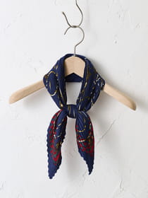 【WEB限定】ラビリンス・エレガント　プリーツスカーフ