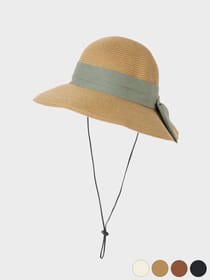 【早割30%OFF対象】【WEB限定】リボン折り畳みツバ遮光キャペリン