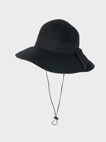 【早割30%OFF対象】【WEB限定】リボン折り畳みツバ遮光キャペリン