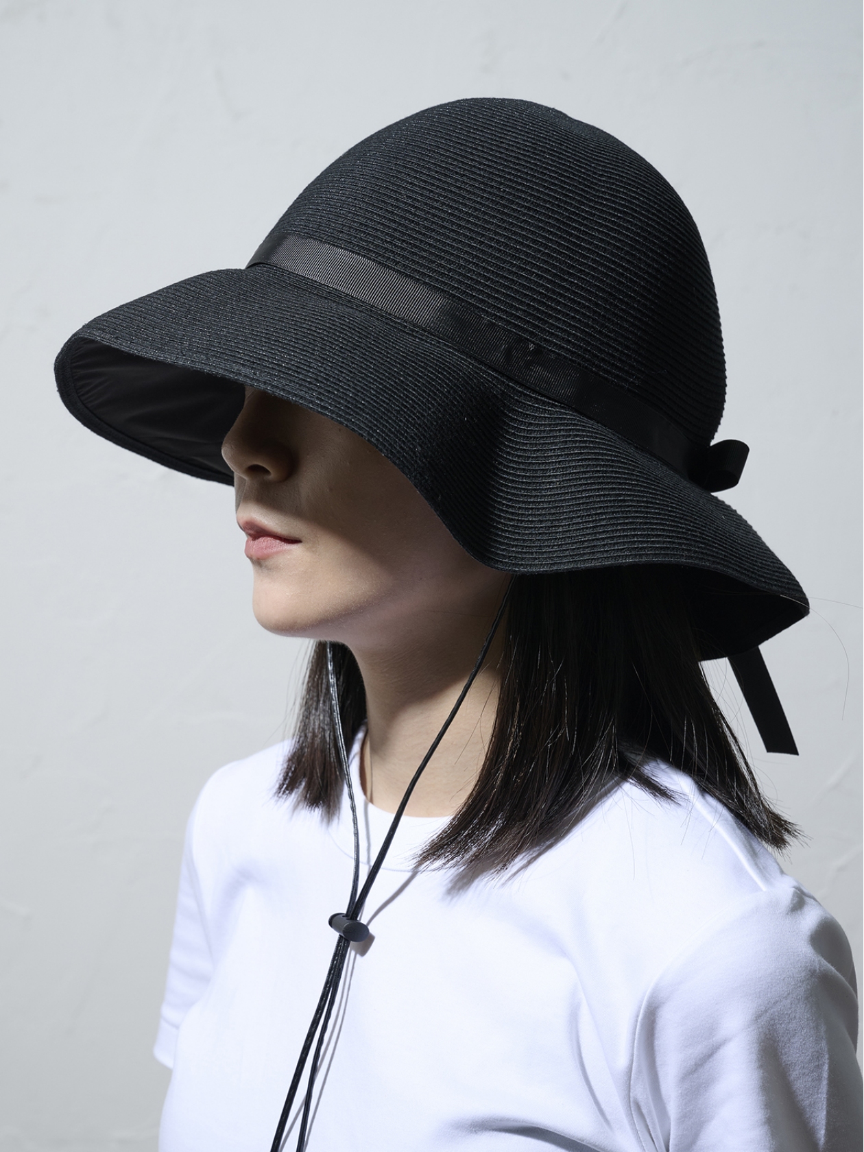 【3buy40%OFF！対象商品】【WEB限定】ツバ１級遮光リボンつきブレードキャペリン