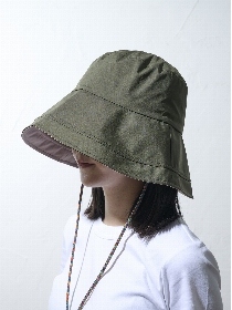 【3buy40%OFF！対象商品】【WEB限定】１級遮光遮熱撥水ロングブリム切替ハット