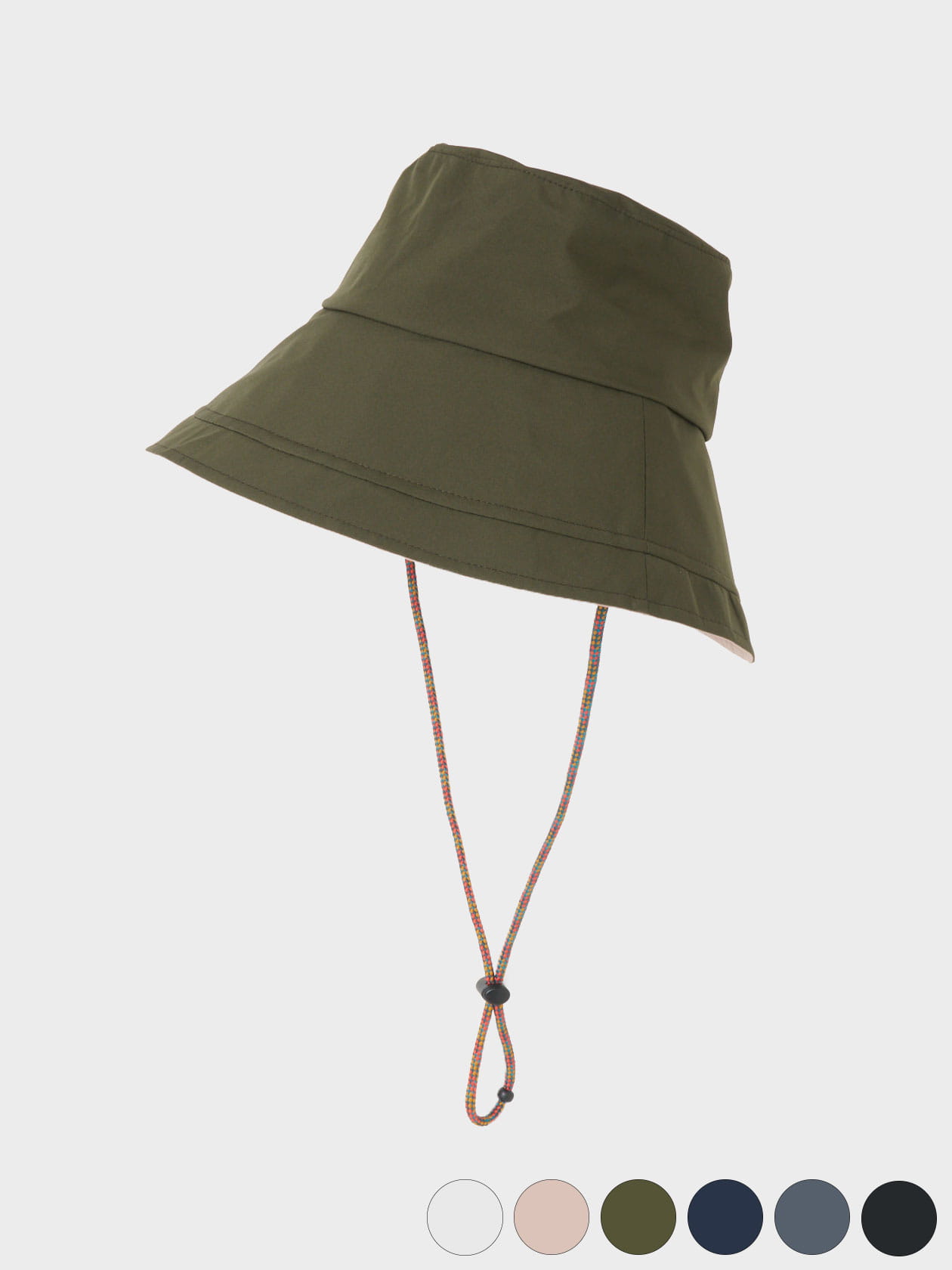 【早割30%OFF対象】【WEB限定】1級遮光遮熱撥水ロングブリム切替ハット