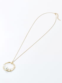 【WEB限定】パール＆リング　ペンダント