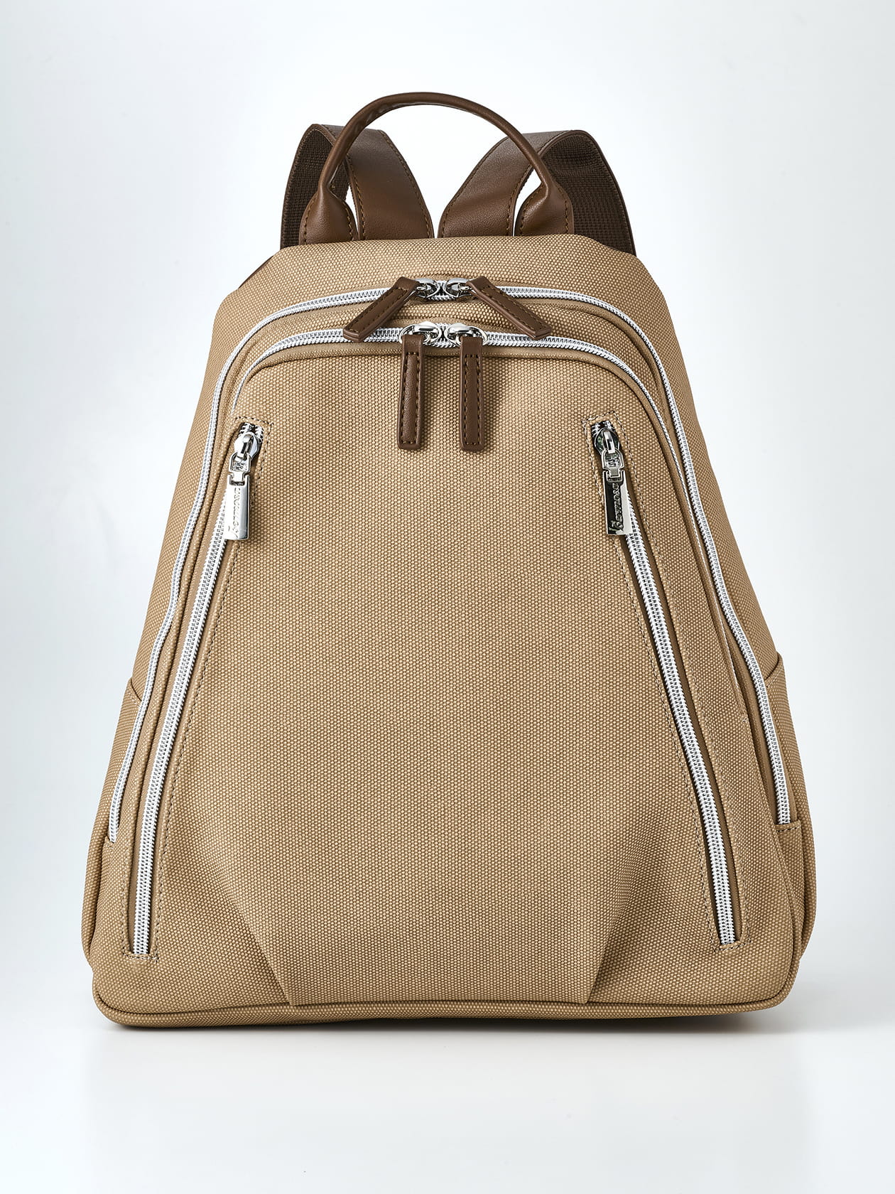 【WEB限定】合成皮革 多収納 リュック