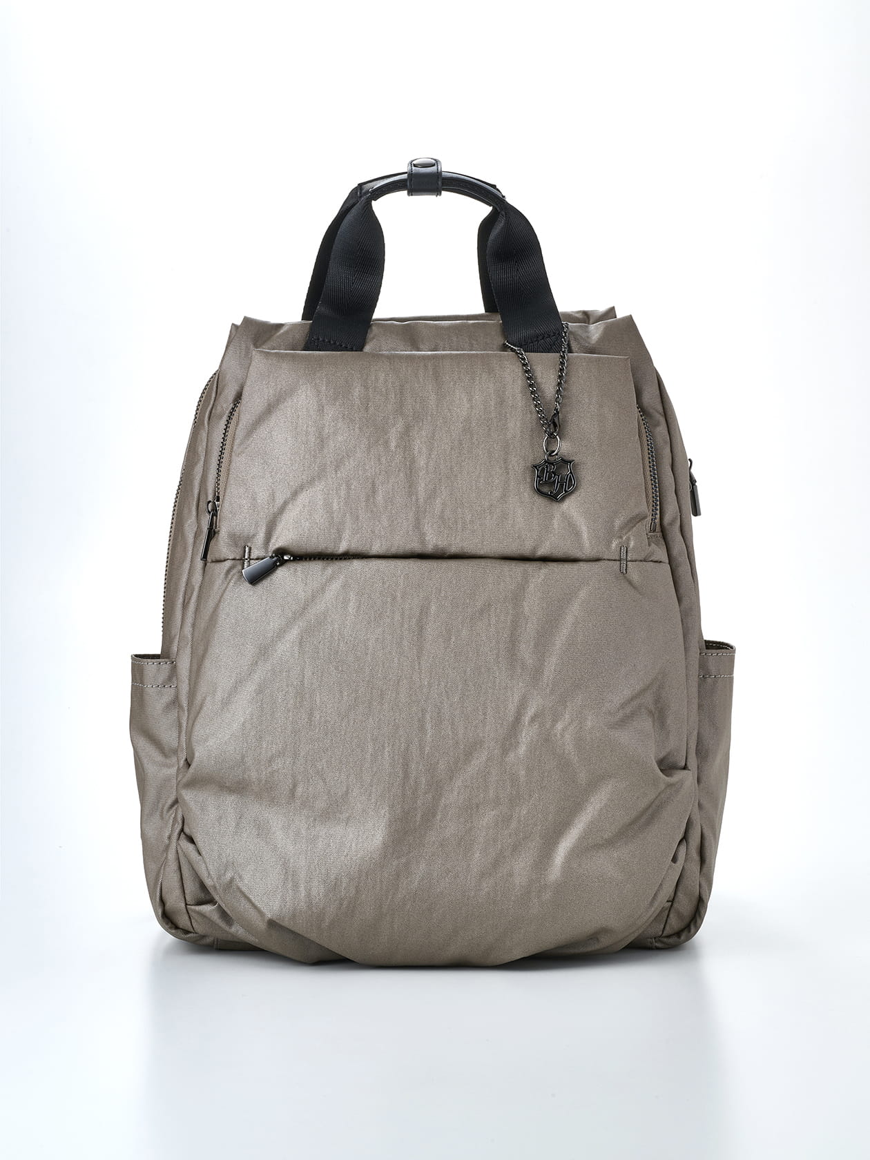 【WEB限定】【A4収納可】メタリック 多収納 リュック