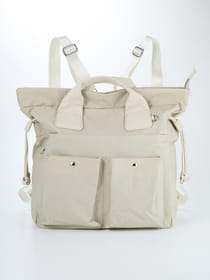 【早割30%OFF対象】【WEB限定】【9ポケット】【2WAY】【A4対応】 多機能トート（リュック＆ショルダー）
