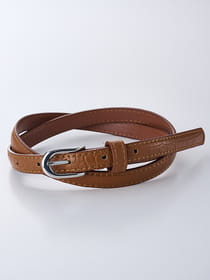 【WEB限定】クロコ型押しベルト