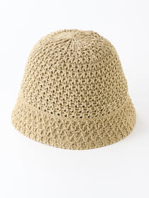 【WEB限定/早割30%OFF対象】【WEB限定】かぎ編み風クローシュハット