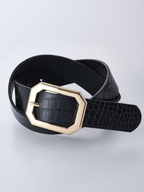 【WEB限定】クロコ型押しベルト