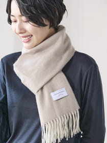 【WEB限定】カシミヤシングルマフラー