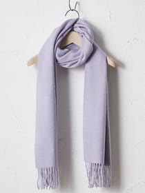 【WEB限定】カシミヤソリッドマフラー