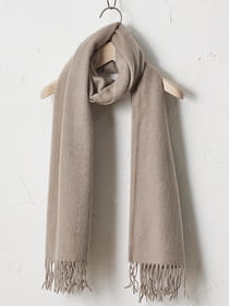 【WEB限定】カシミヤソリッドマフラー