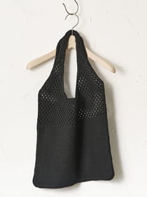 【WEB限定】編み込みニットトートバッグ