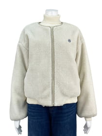 リバーシブルボアブルゾン