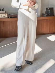 ウールライクワイドパンツ