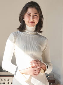 ［ニット］ハイゲージタートルネック