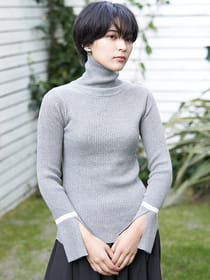 ［ニット］ハイゲージタートルネック