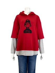 ダンボールニットフーテッドプルオーバー