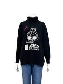 タートルネックプルオーバー