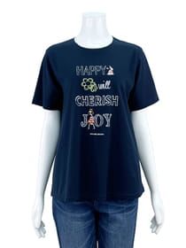 クルーネックAラインカットソー