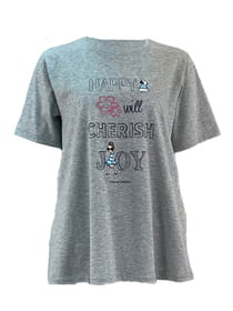 クルーネックAラインカットソー