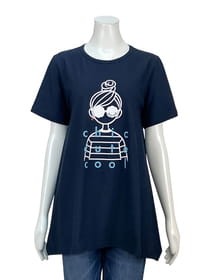 クールローレルフレアーラインカットソー