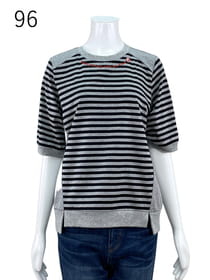 ボーダー切り替えカットソー