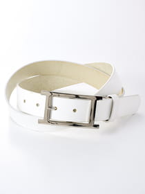 HERMES ホワイト　レザー ベルト Hバックル HERMES - HERMES エルメス ベルト バックル Hロゴ ダイヤ □O刻