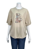 Miss edi Collectionエディちゃん チュニック丈　Tシャツ　F 新入荷】🆕ENRICODOMANI(エンリコドマーニ)・Miss edi