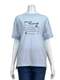 袖口ダブルモックネックTシャツ