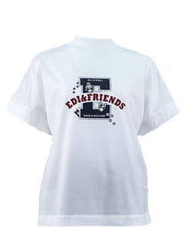 フロッキープリントカットソー