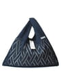 ダイヤ柄ニットマルシェBAG