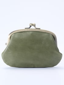 馬革親子がま口