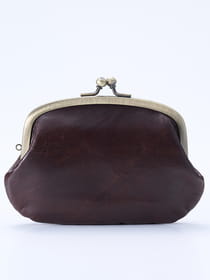 馬革親子がま口