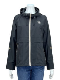 フード付きタフタブルゾン