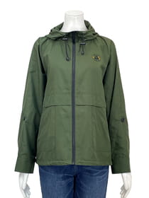 フード付きタフタブルゾン