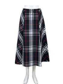 チェックタイプライタースカート