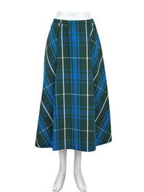 チェックタイプライタースカート