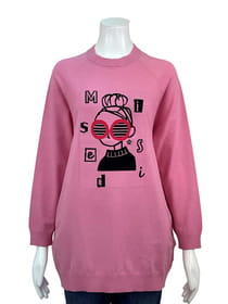 オーバーサイズチュニックニット