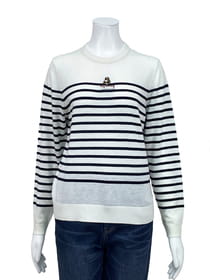 ウールブレンドニットプルオーバー