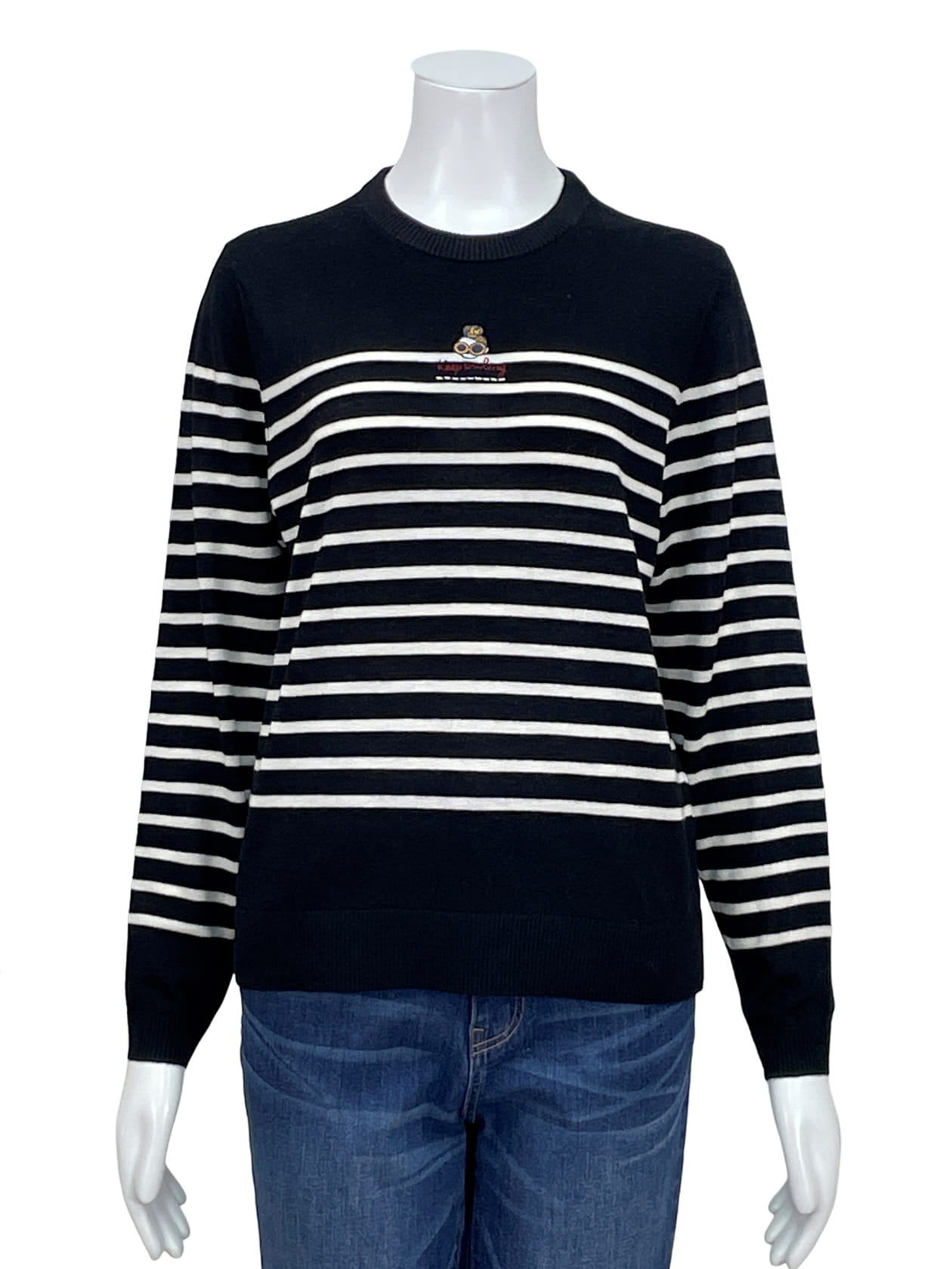 ウールブレンドニットプルオーバー