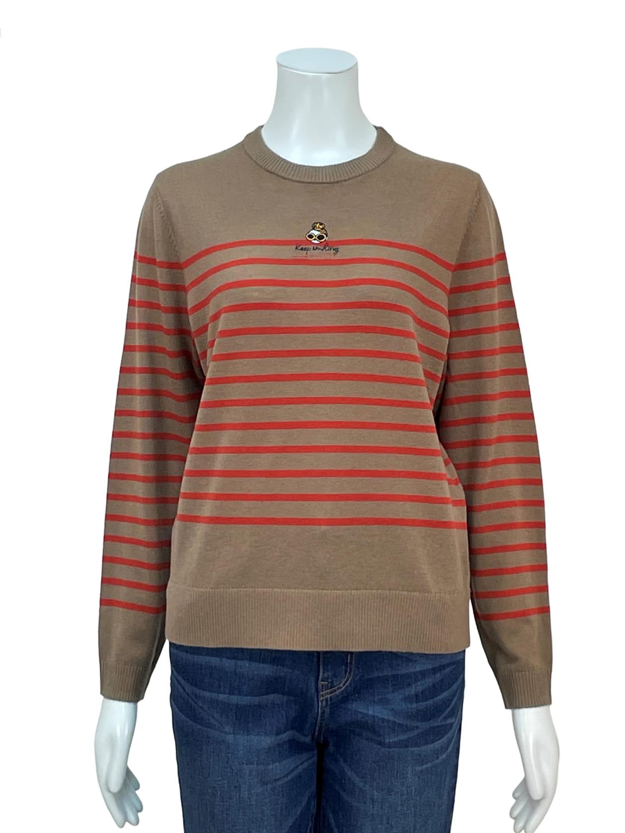 ウールブレンドニットプルオーバー