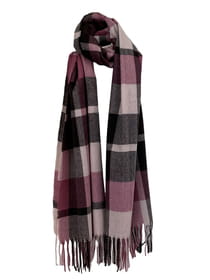 スモーキーチェック柄マフラー