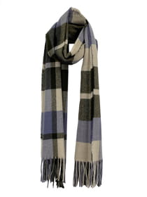 スモーキーチェック柄マフラー