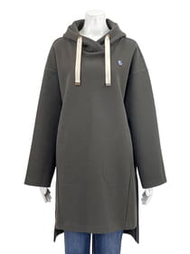メルトンジャージ フード付きチュニック