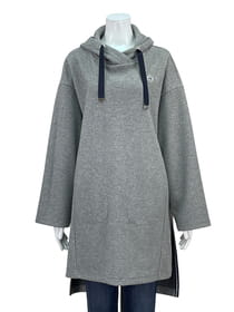 メルトンジャージ フード付きチュニック