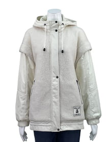 中綿入りボアドッキングコート